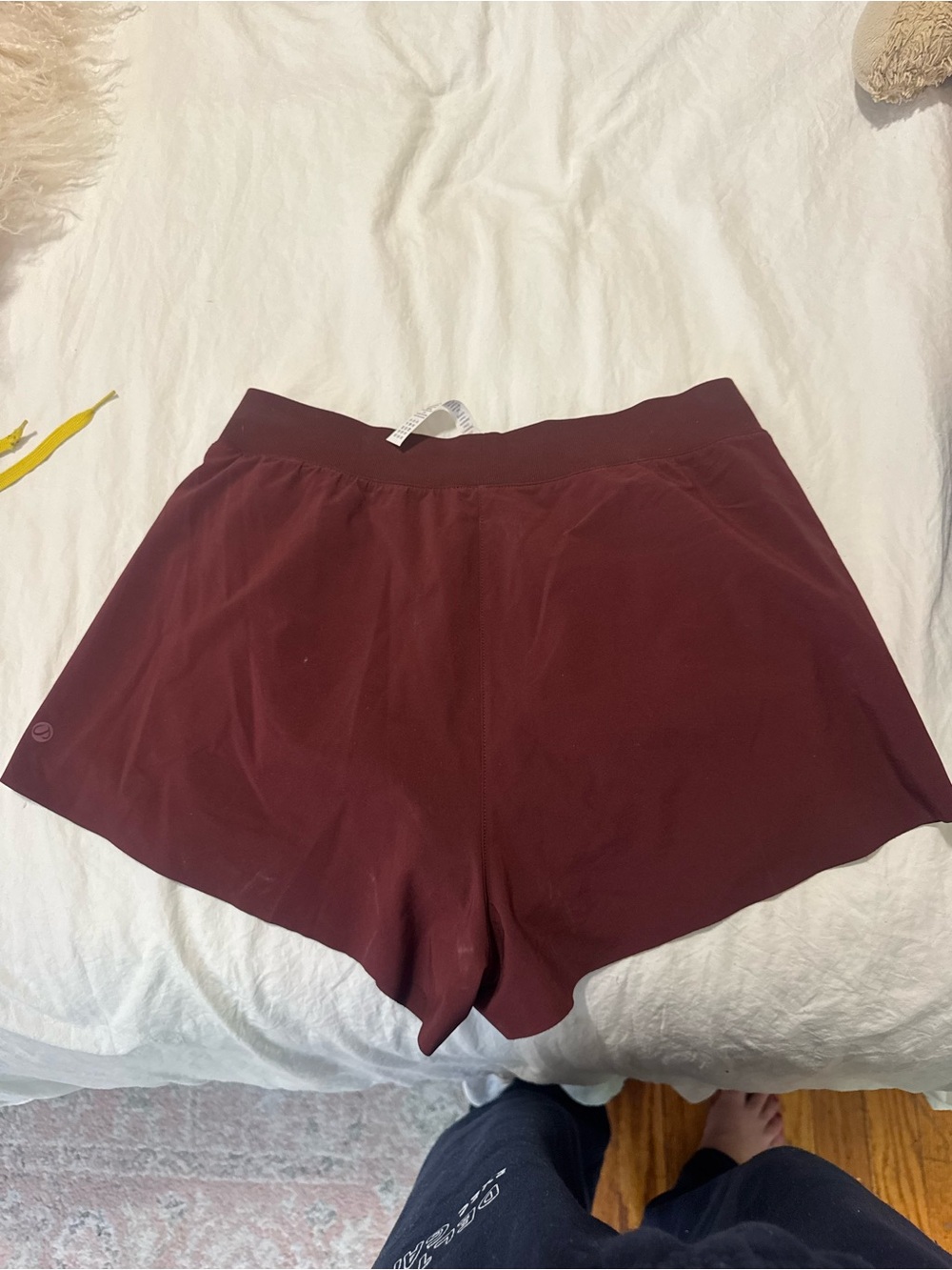 CRZ YOGA Maroon Athletic Shorts